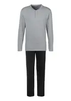 s.Oliver Dlhé pyžamo  sivá / čierna