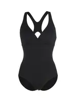 ARENA Jednodielne plavky 'MAY LOW'  čierna