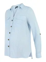 Vero Moda Maternity Blúzka 'VMMBumpy'  svetlomodrá / biela