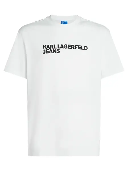 KARL LAGERFELD JEANS Tričko  čierna / biela