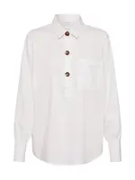 Freequent Blúzka 'FQFLYNN-SH'  šedobiela