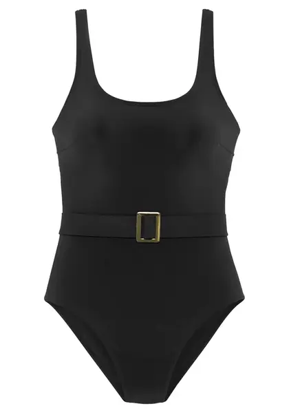 LASCANA Jednodielne plavky  čierna