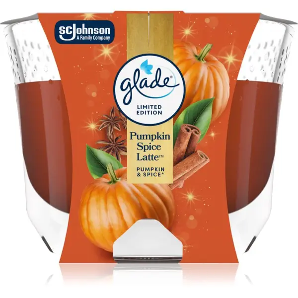 GLADE Pumpkin Spice Latté vonná svíčka 204 g