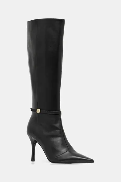 Kožené kozačky Furla Sfera