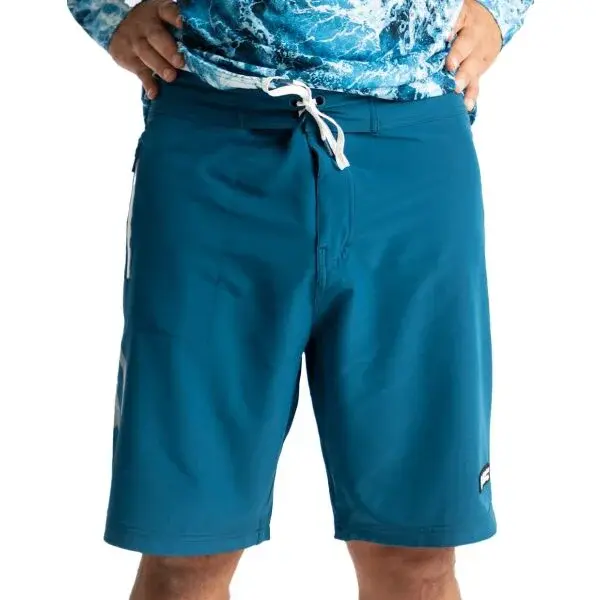 ADVENTER & FISHING UV SHORTS Pánske rybárske kraťasy, tyrkysová, veľkosť