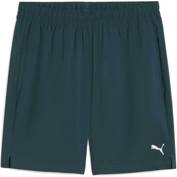 Puma M TAD ESSENTIALS 7 WOVEN SHORT Pánske športové kraťasy, tmavo zelená, veľkosť