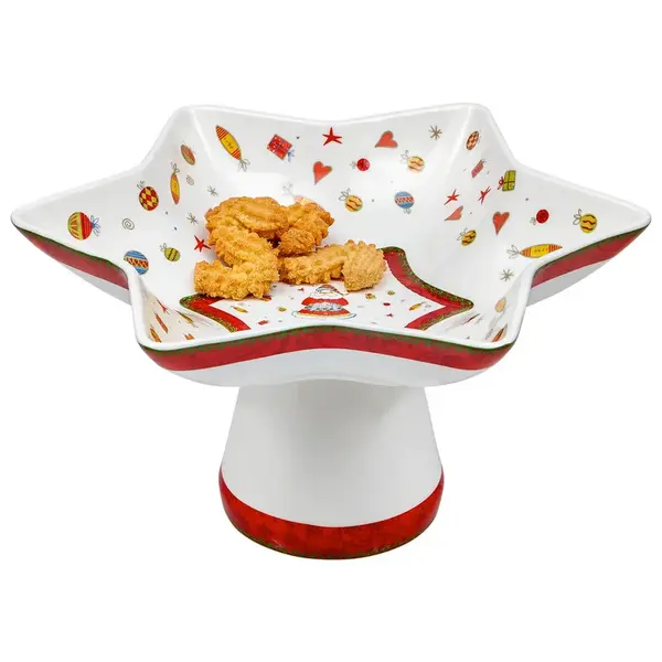 X-Mas SERVÍROVACÍ PODNOS, keramika, 28,5 cm