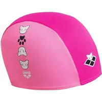 Arena FRIENDS KIDS POLYESTER CAP Dětská plavecká čepice, růžová, velikost