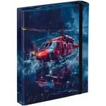 BAAGL ZÁCHRANÁŘI Desky na školní sešity A5, tmavě modrá, velikost