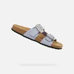 Purple Women's Slippers Geox Brionia R - Women's