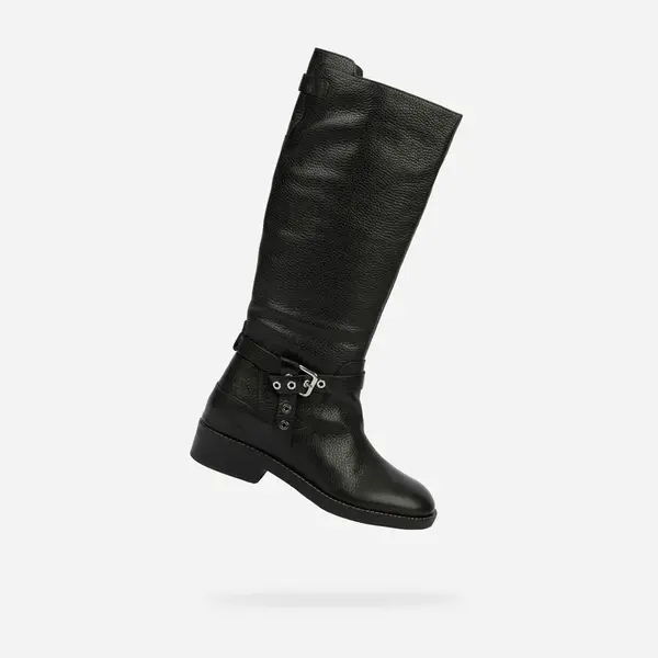 Black Women's Geox Larysse Boots - Women's