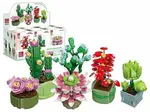 Sada stavebnice – kaktus v květináči (mix vzorů)