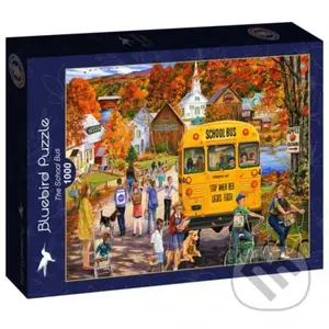 Puzzle Školský autobus - puzzle z kategorie 500 - 1000 dílků