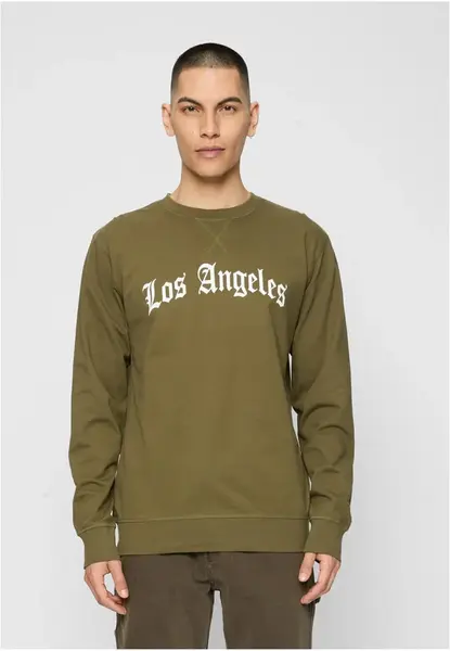 Los Angeles znění Crewneck olivový