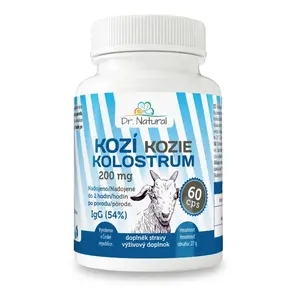 Dr. Natural Kozí Kolostrum IgG 54% 200 mg 60 kapslí