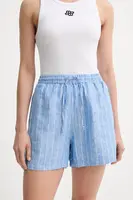 Lněné kraťasy Samsoe Samsoe MAREN