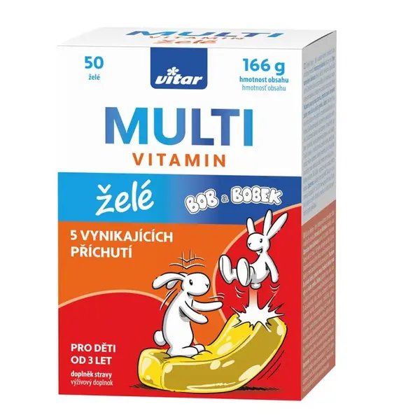 Vitar Kids Multivitamin želé 50 ks