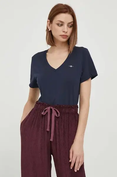 Bavlněné tričko Gant