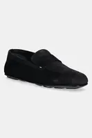 Semišové mokasíny Giuseppe Zanotti Rupert pánské, černá barva, EU50021.001