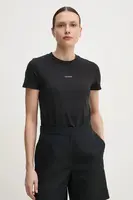 Bavlněné tričko Calvin Klein Jeans černá barva, J20J225524