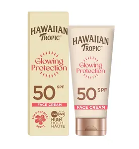 Hawaiian Tropic Glowing Protection SPF50 opalovací krém na obličej 50 ml