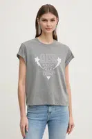 Tričko Guess šedá barva, W5RI06 I3Z14