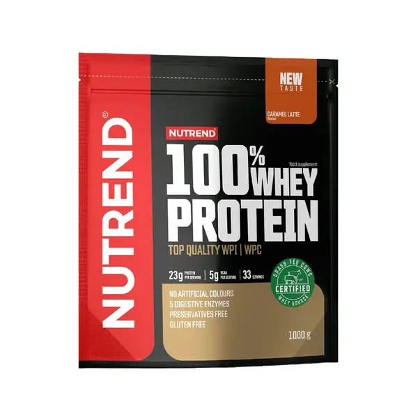 Nutrend 100% Whey Protein karamelové latté 1000 g