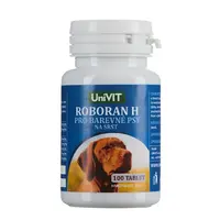 UniVIT Roboran H na srst pro barevné psy 100 tablet