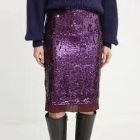 Sukně Pinko fialová barva, mini, 104372 A27N