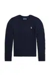 Dětský svetr Polo Ralph Lauren tmavomodrá barva, 313877375008