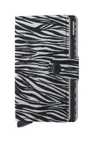 Kožená peněženka Secrid Miniwallet Zebra Light Grey