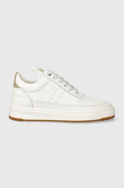Kožené tenisky Filling Pieces Low Top Bianco bílá barva, 10127791921