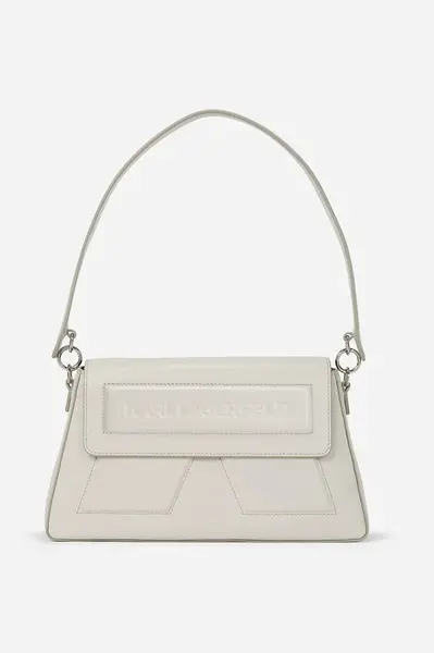 Kožená kabelka Karl Lagerfeld IKON/K