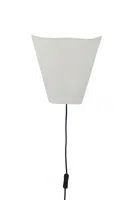 Nástěnná lampa Bloomingville Janese bílá barva