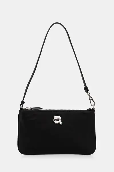 Kabelka Karl Lagerfeld IKON černá barva, A1W32038