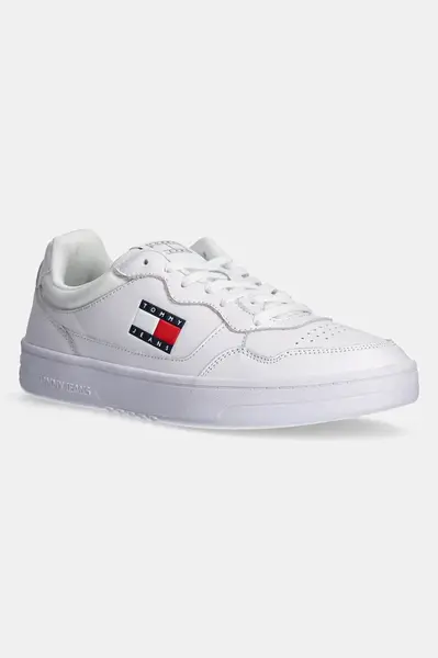 Kožené sneakers boty Tommy Jeans TJM CUPSOLE LEATHER ESS