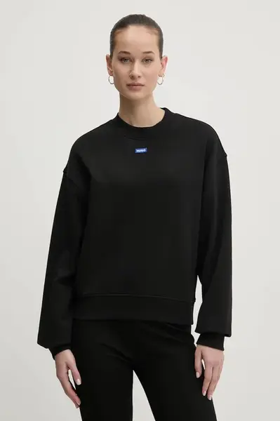 Bavlněná mikina Hugo Blue Delessa_B_1