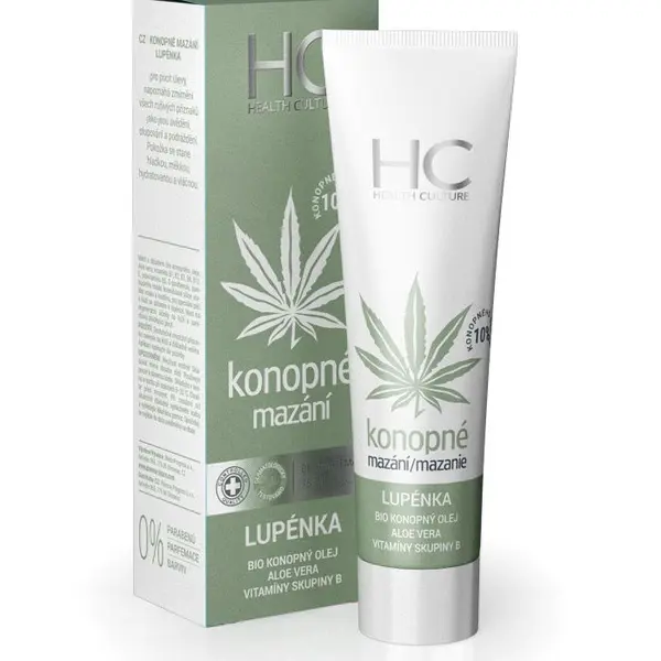 Health Culture Lupénka konopné mazání 75 ml