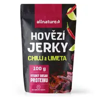 Allnature BEEF Chilli & Lime Jerky sušené hovězí maso 100 g