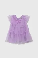 Dívčí šaty Pinko Up fialová barva, mini