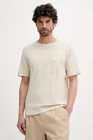 Tričko s příměsí lnu United Colors of Benetton