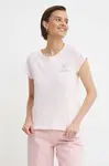 Bavlněné tričko Pepe Jeans KAYLA růžová barva, PL505823