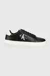 Kožené tenisky Calvin Klein Jeans CHUNKY CUPSOLE MONOLOGO