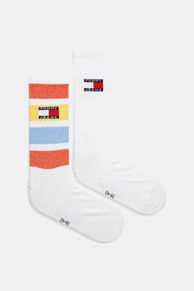 Ponožky Tommy Jeans 2-pack bílá barva, 701232726