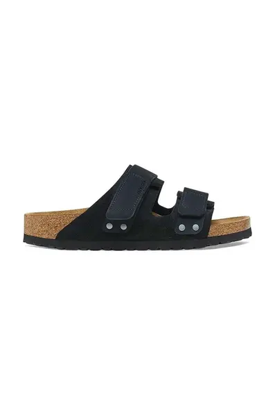 Semišové pantofle Birkenstock Uji