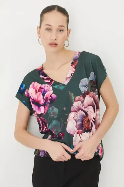 Tričko Medicine dámské, tyrkysová barva