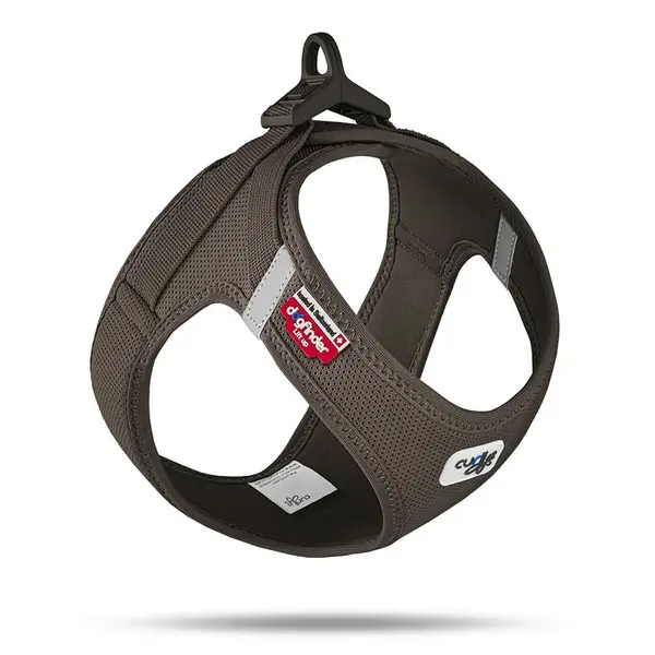 Curli Postroj pro psy se sponou Air-Mesh Brown, 3XS, 1,5-3 kg