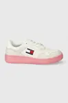 Kožené sneakers boty Tommy Jeans TJW RETRO BASKET ESS