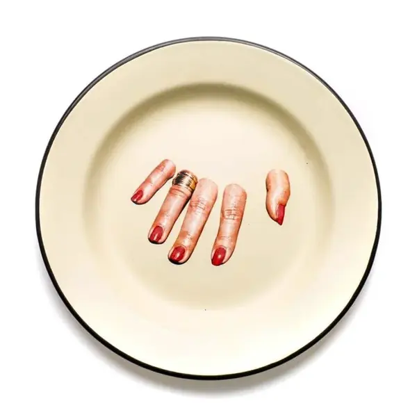 Mělký talíř Seletti x Toiletpaper 26 cm