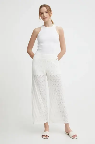 Kalhoty s příměsí lnu Pepe Jeans GOLDIE PANTS